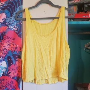 Yellow tank top, SIZE M